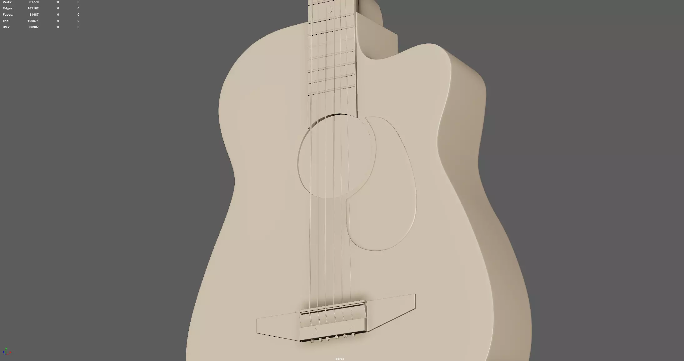 Guitar  3D model_12