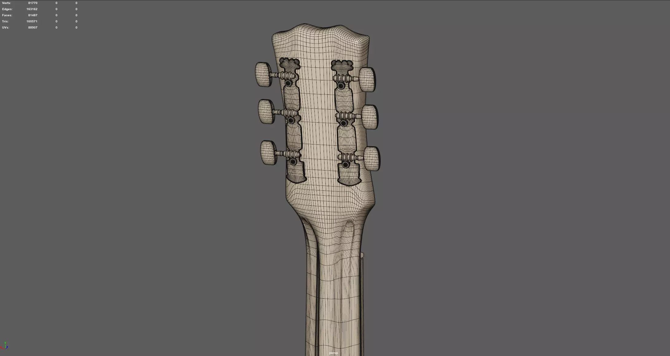 Guitar  3D model_9