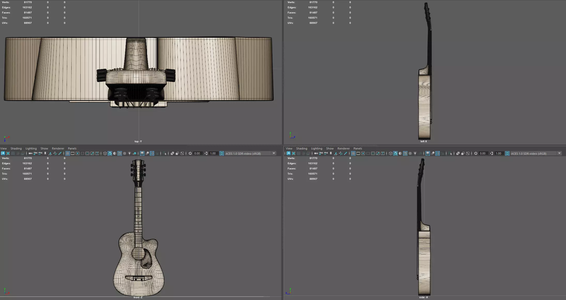 Guitar  3D model_13