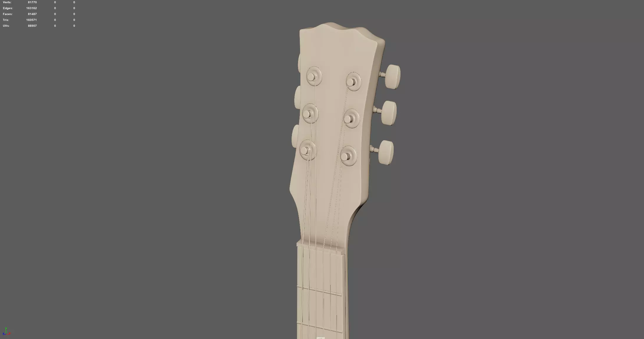 Guitar  3D model_8