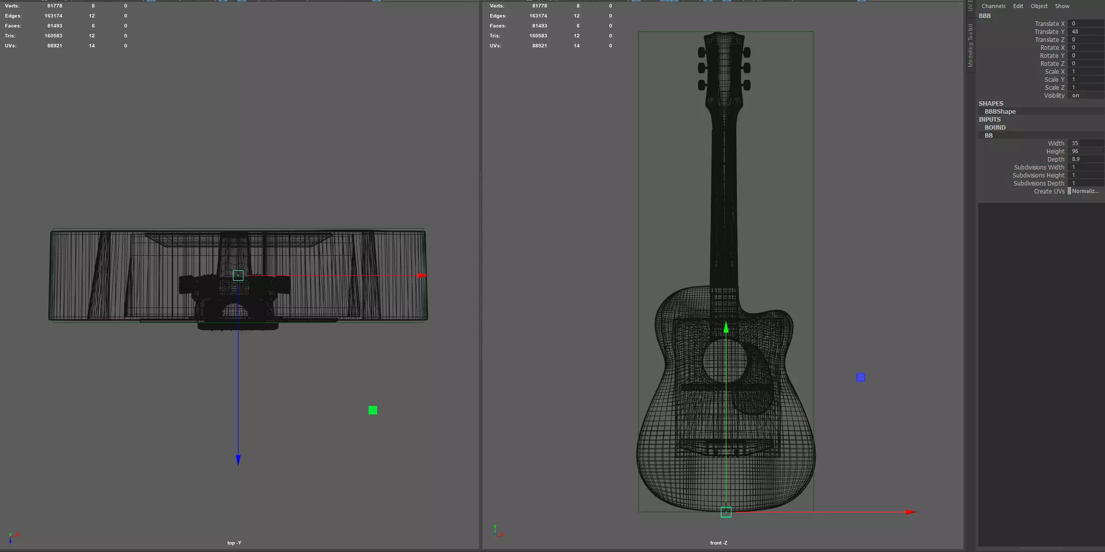 Guitar  3D model_15