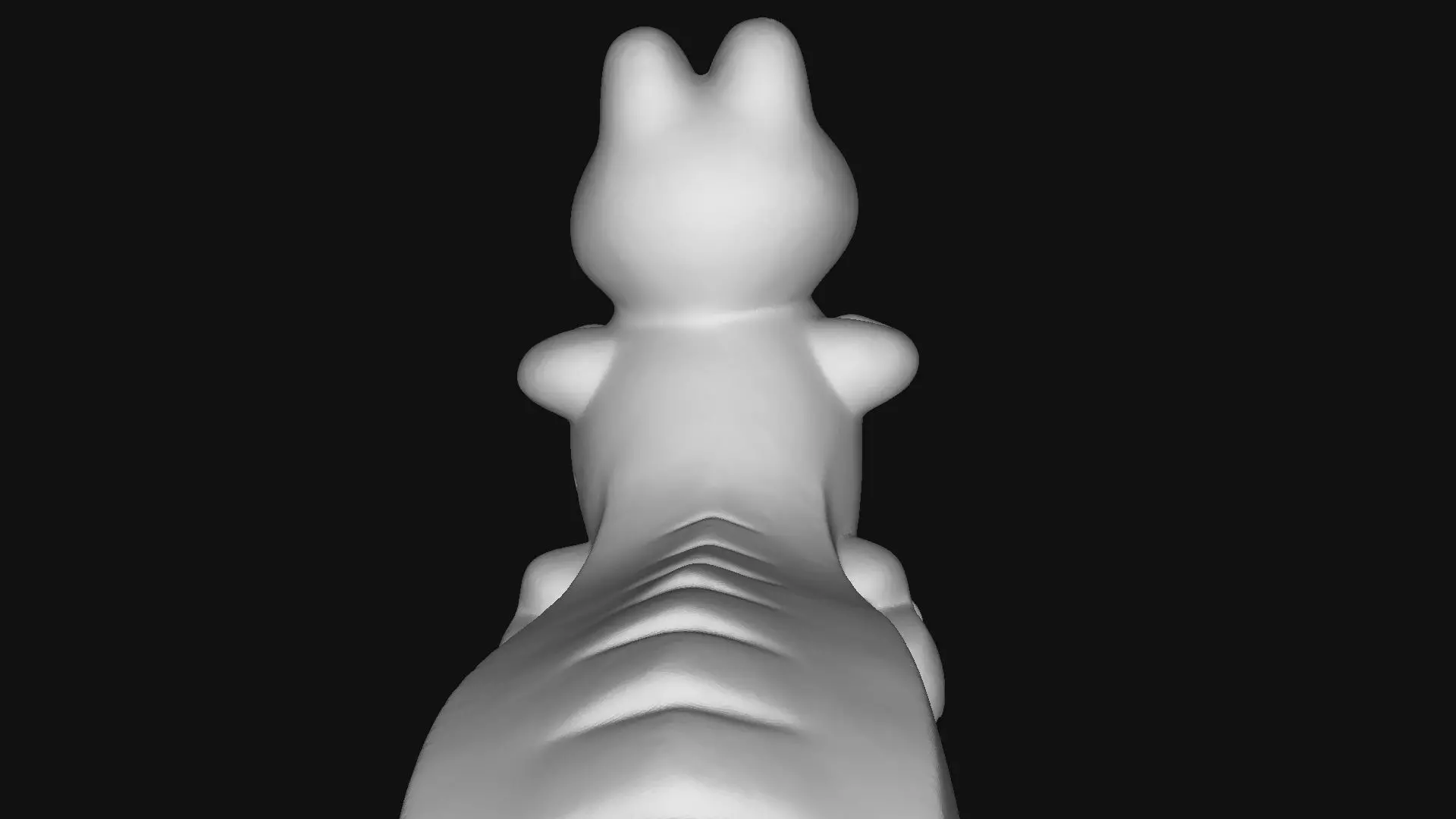 Set of 3 children outdoor playgrounds of animals Low-poly 3D model_23