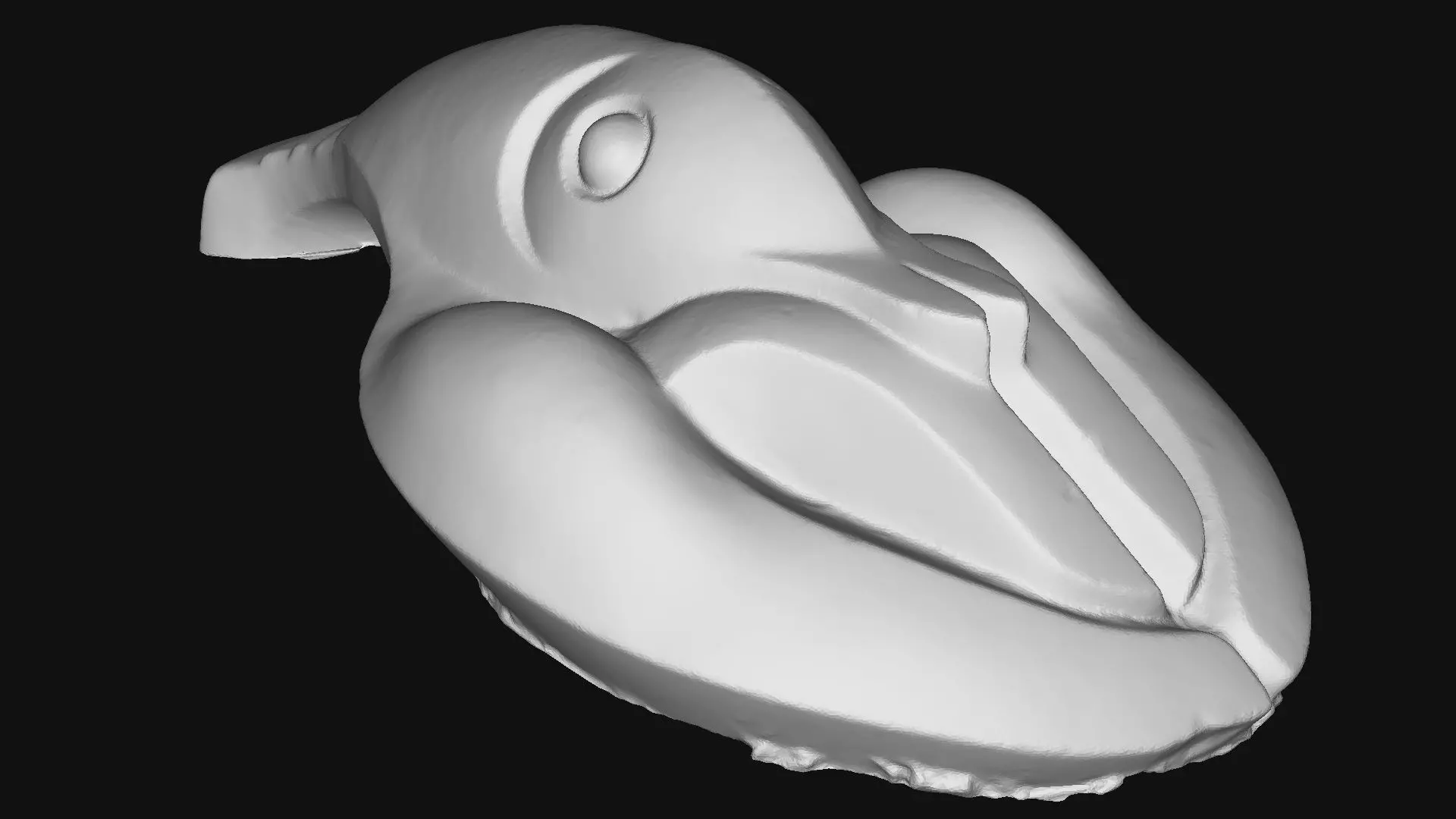 Set of 3 children outdoor playgrounds of animals Low-poly 3D model_13