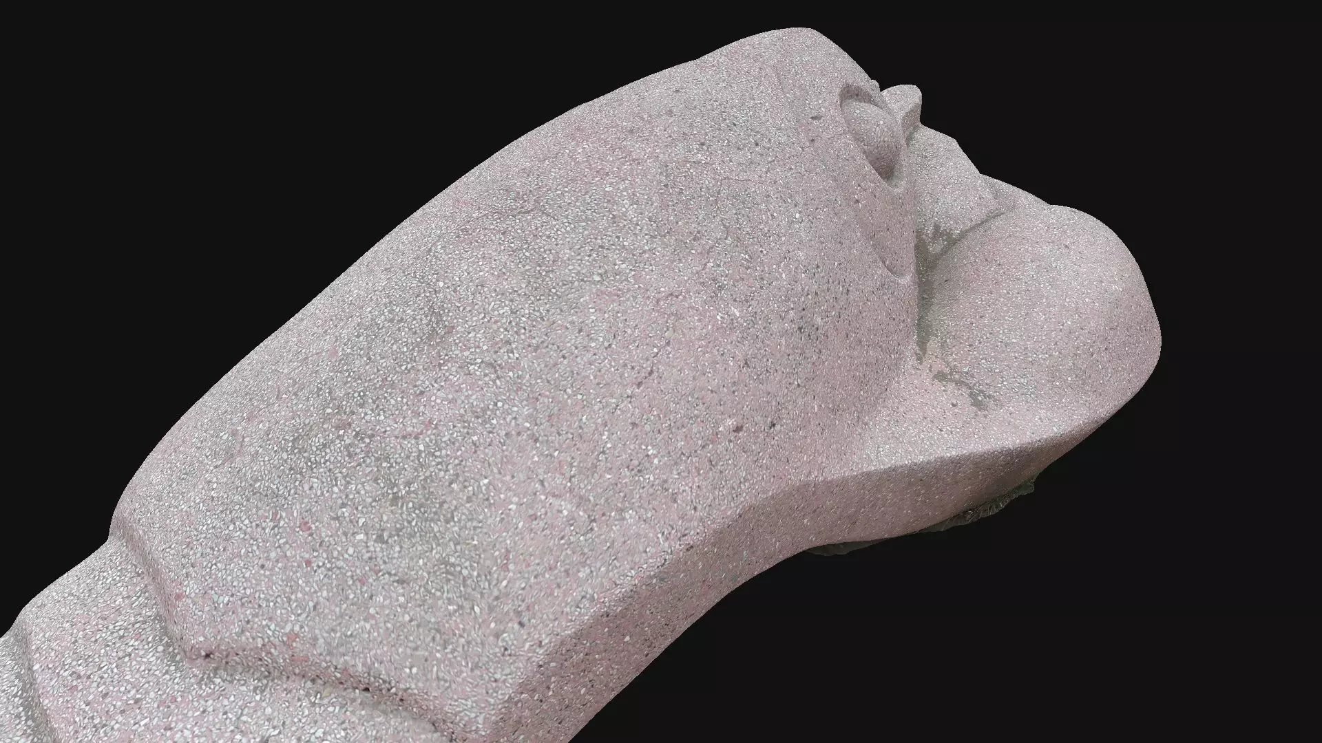 Set of 3 children outdoor playgrounds of animals Low-poly 3D model_5