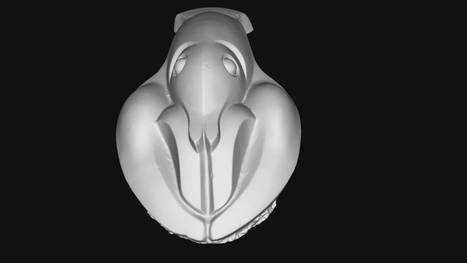 Set of 3 children outdoor playgrounds of animals Low-poly 3D model_11