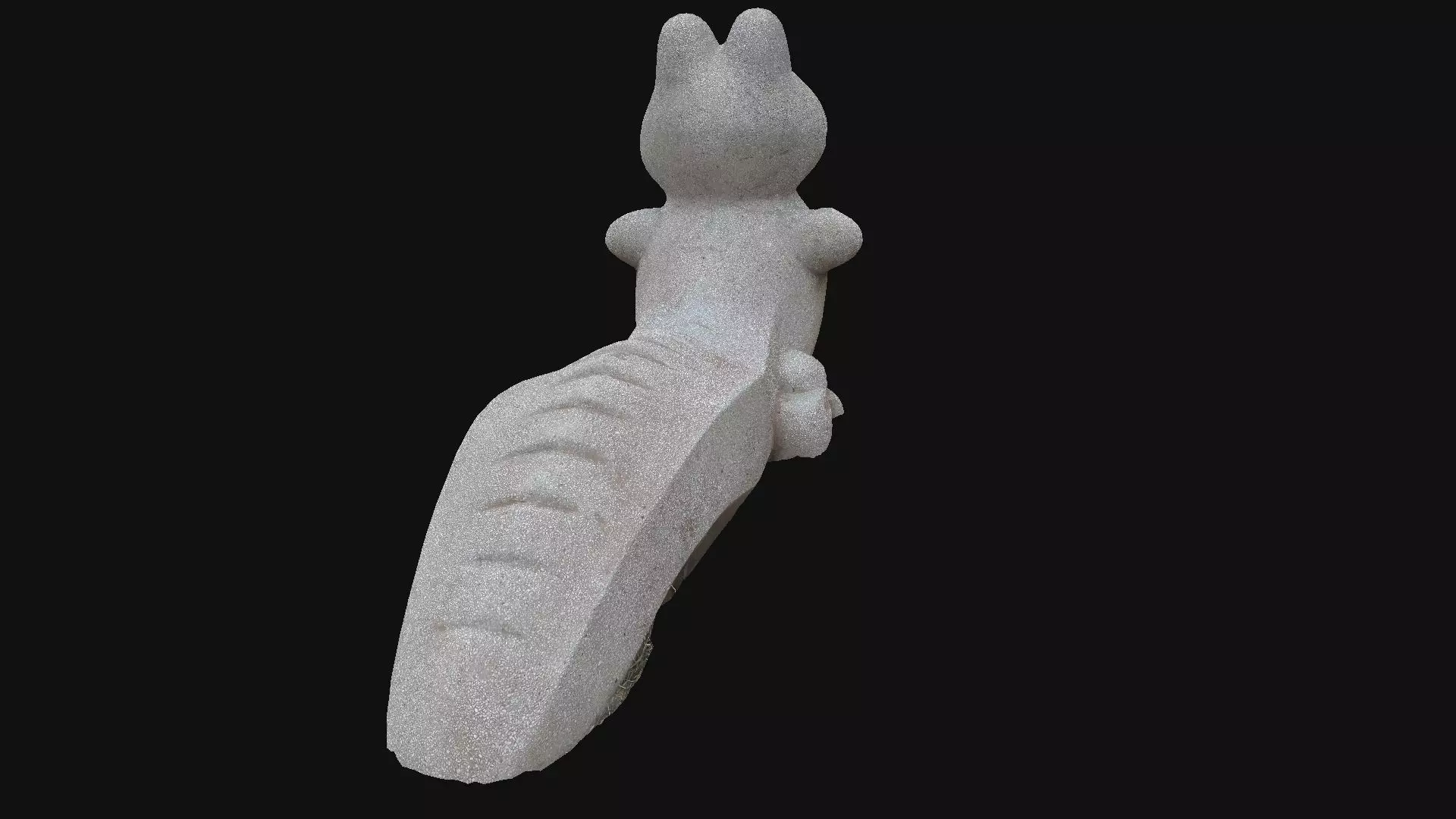 Set of 3 children outdoor playgrounds of animals Low-poly 3D model_17