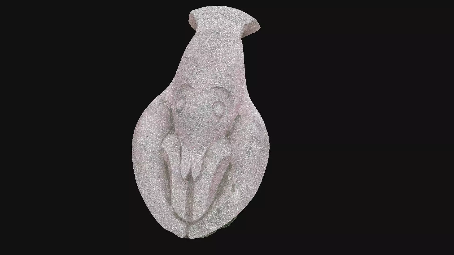 Set of 3 children outdoor playgrounds of animals Low-poly 3D model_3