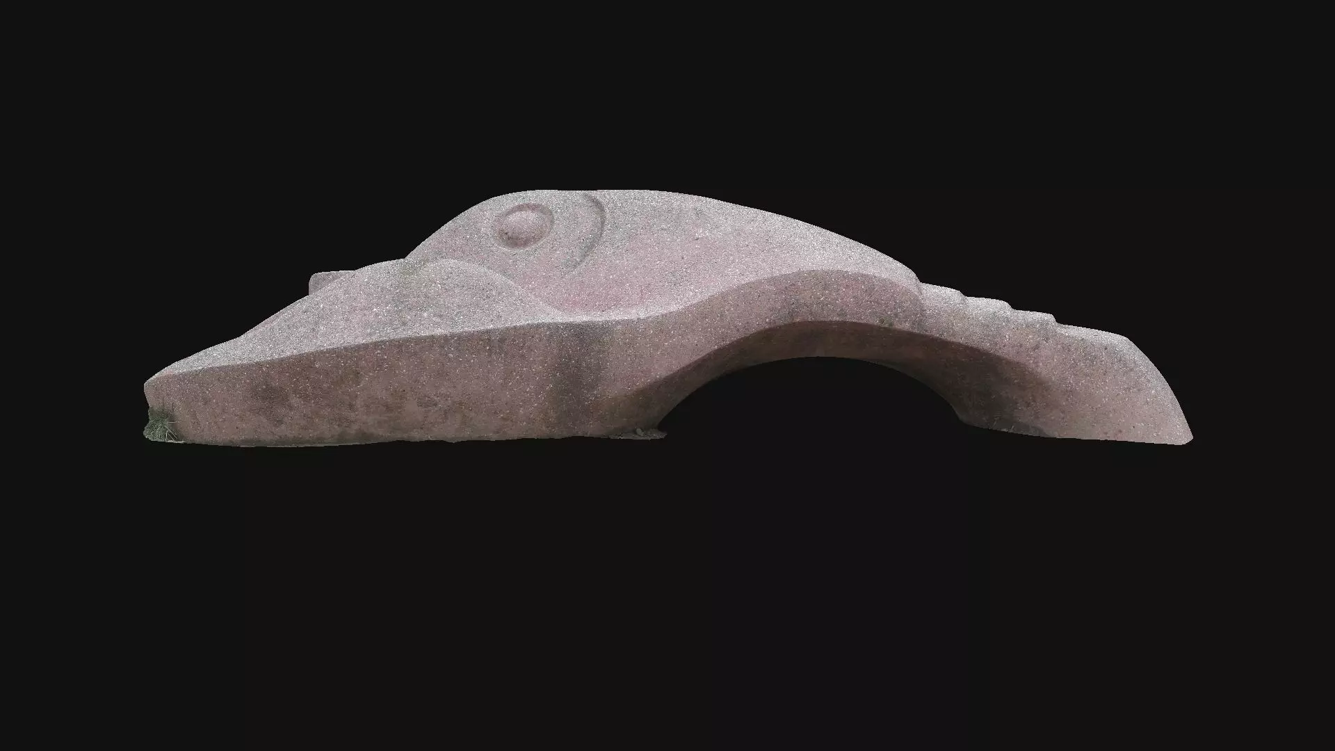 Set of 3 children outdoor playgrounds of animals Low-poly 3D model_8