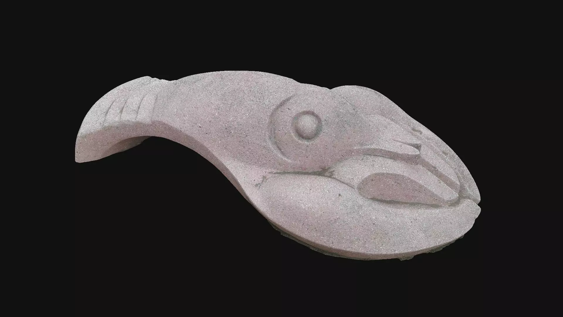 Set of 3 children outdoor playgrounds of animals Low-poly 3D model_2