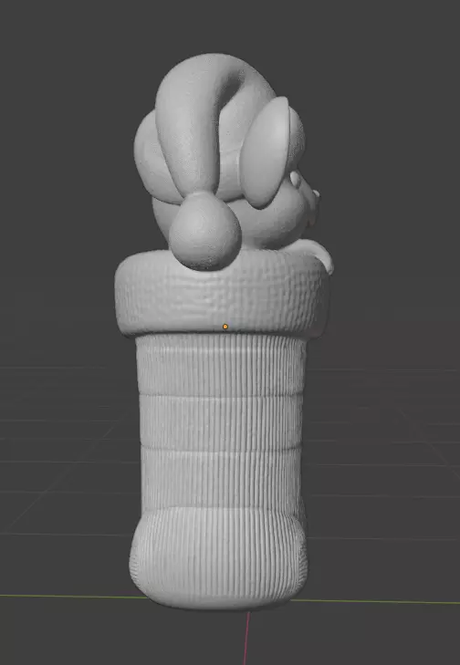 Christmas mouse 3D print model_3