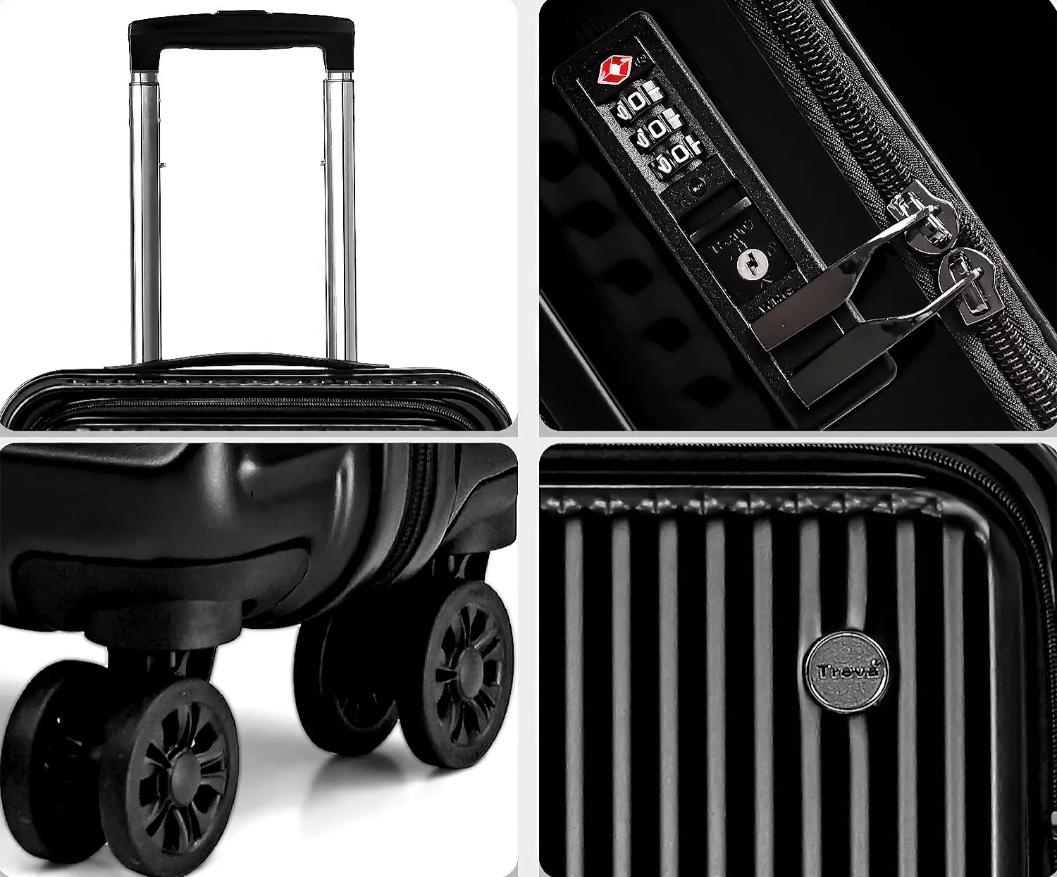 Trolley Suitcase Travel Bag 3D model_1