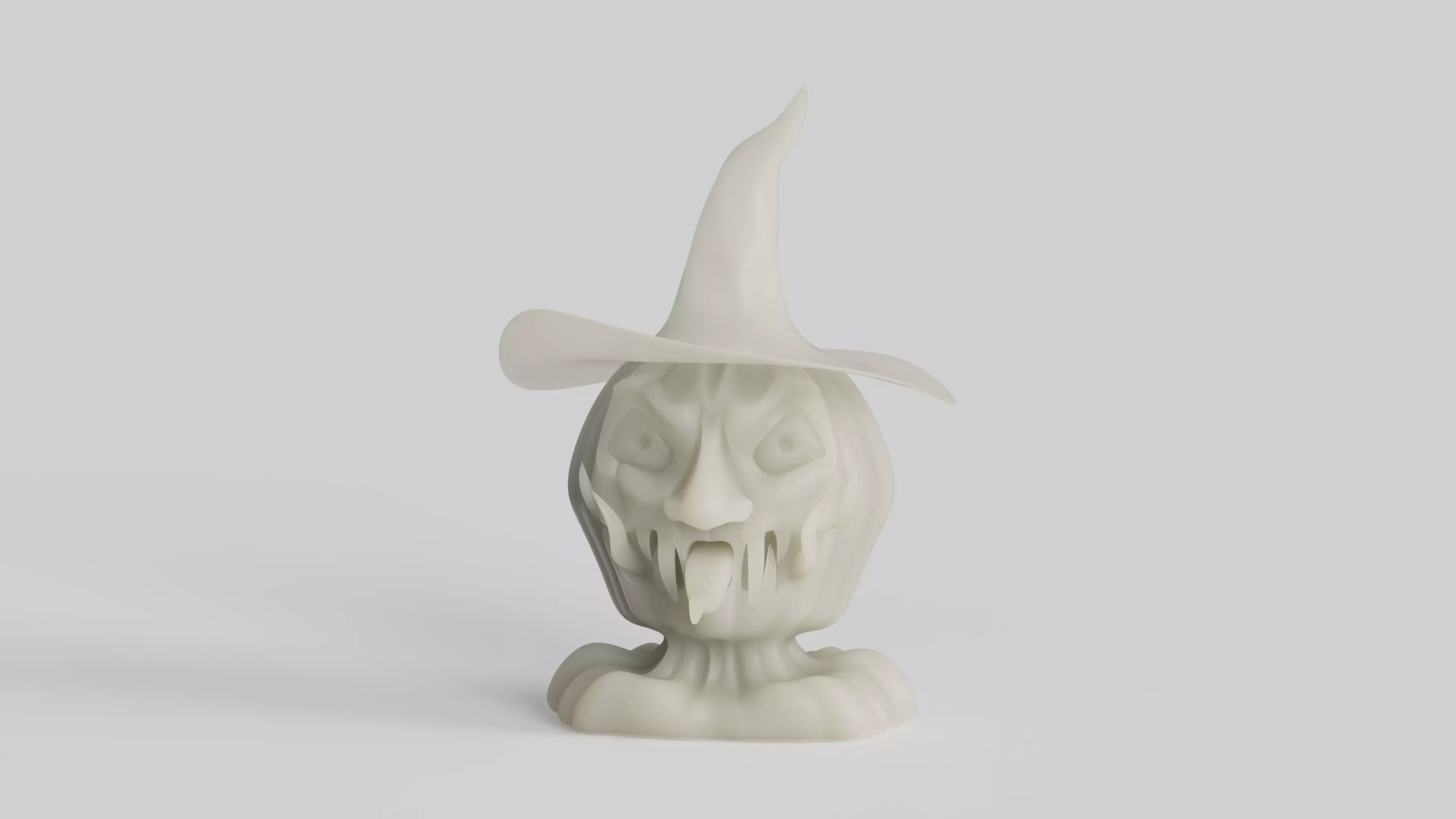 Halloween Pumpkin Sculpture 3D print model_8