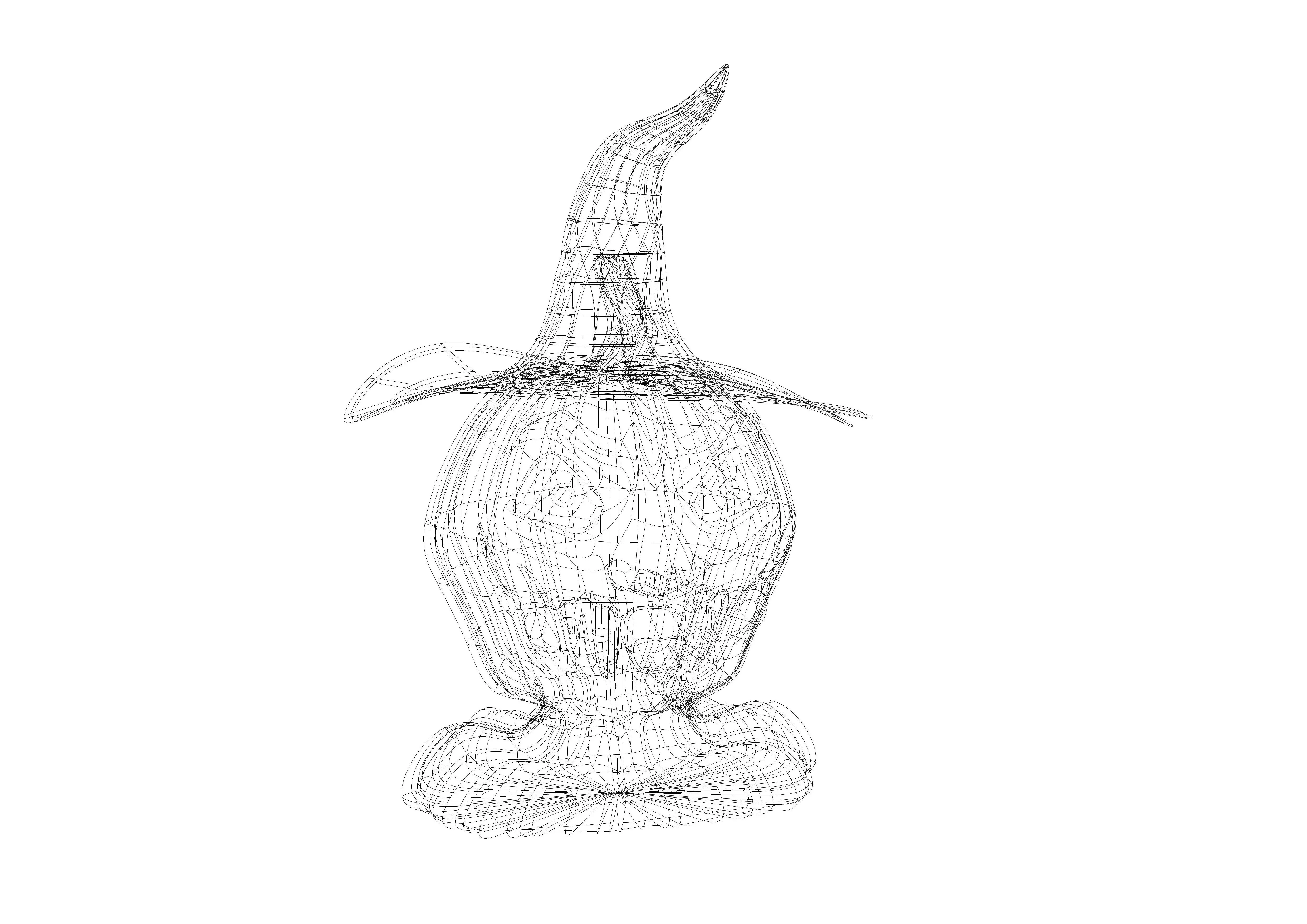 Halloween Pumpkin Sculpture 3D print model_11