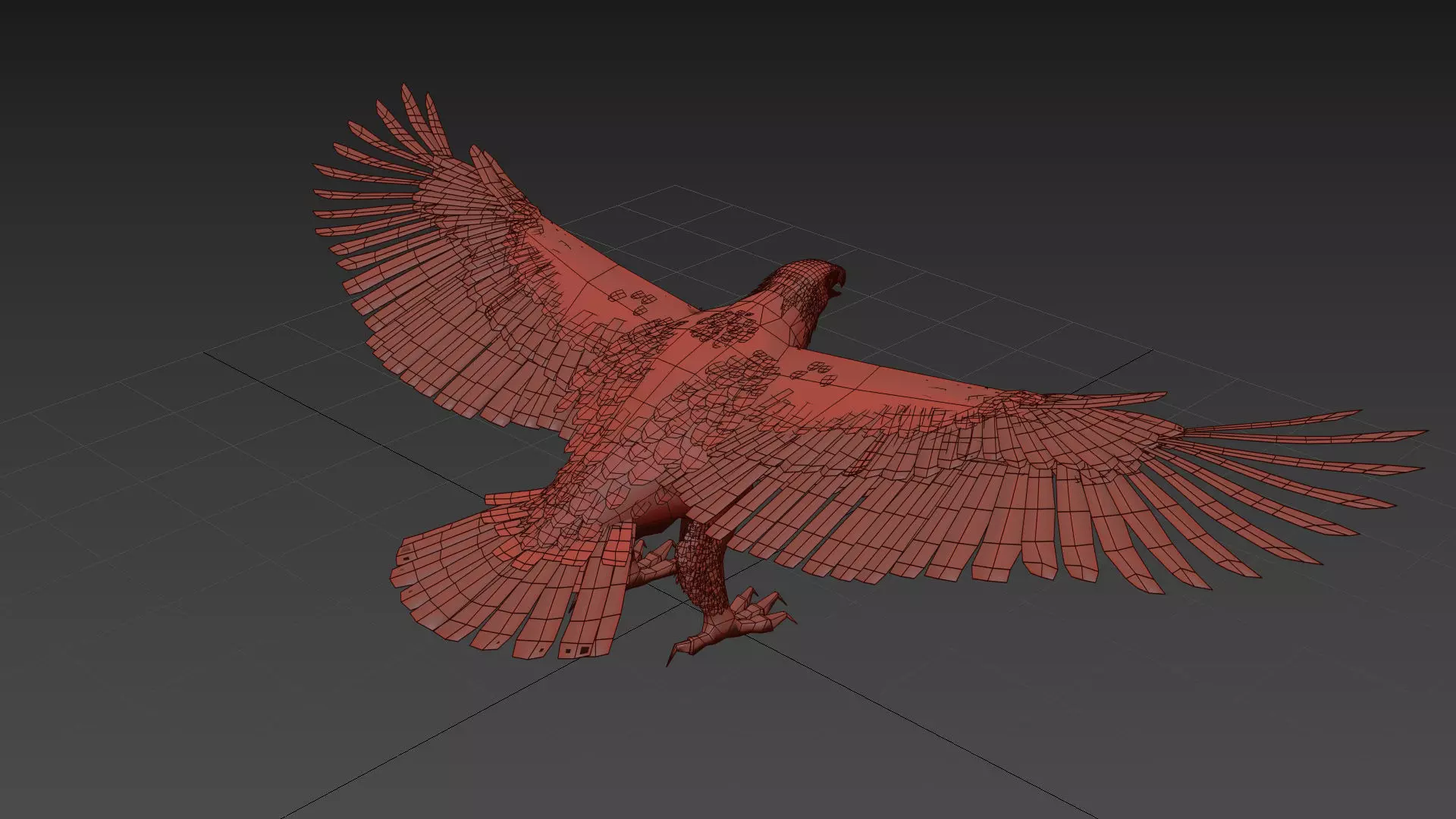 Pro Bald Eagle - 8k - 3d animated  3D model_21