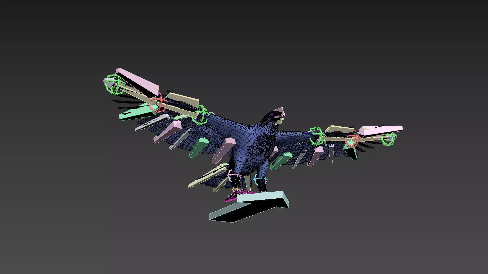Pro Bald Eagle - 8k - 3d animated  3D model_23