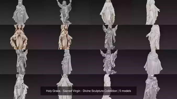 Holy Grace - Sacred Virgin - Divine Sculpture Collection