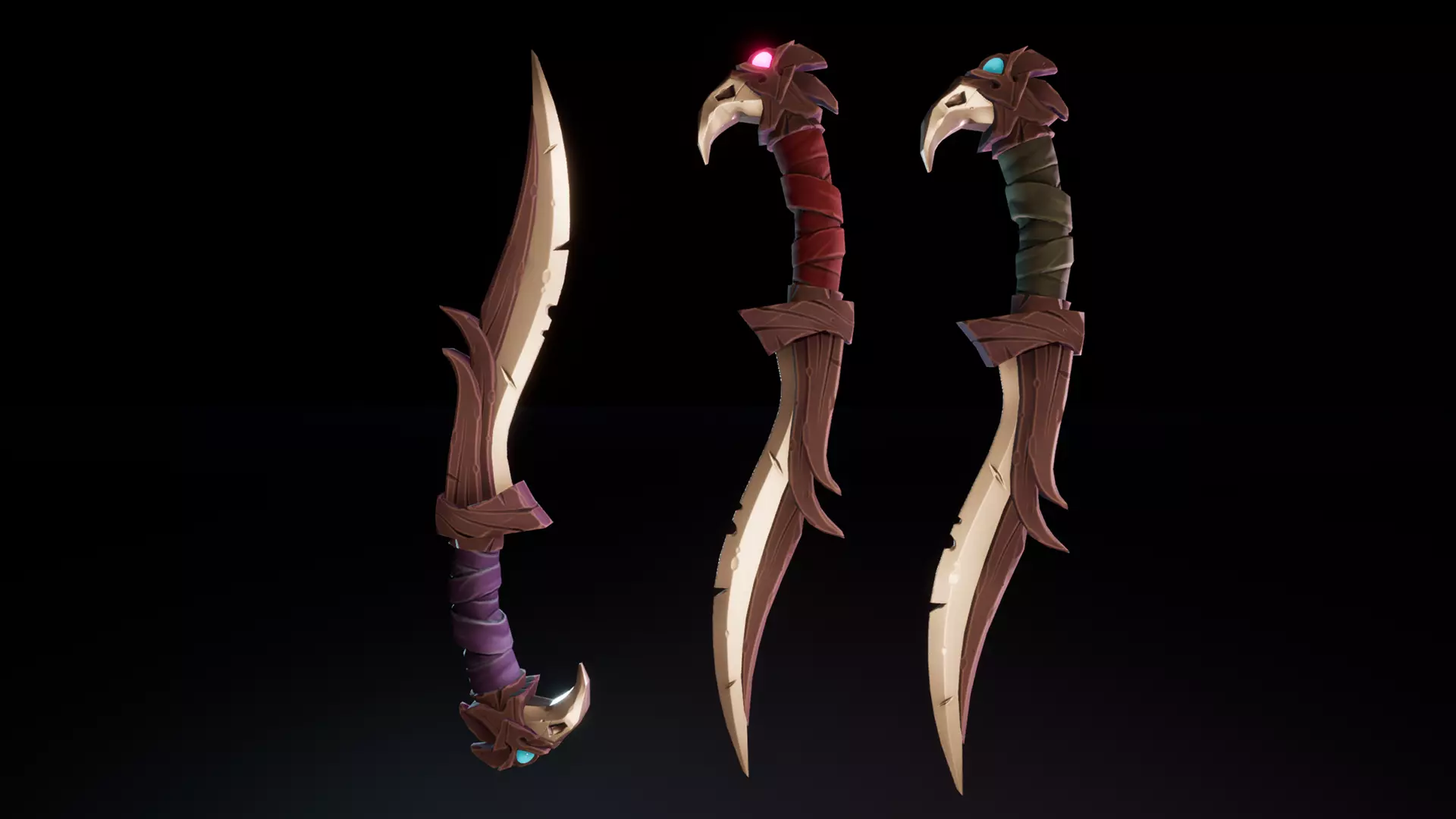 Stylized Bandit Thief Low-poly 3D model_15