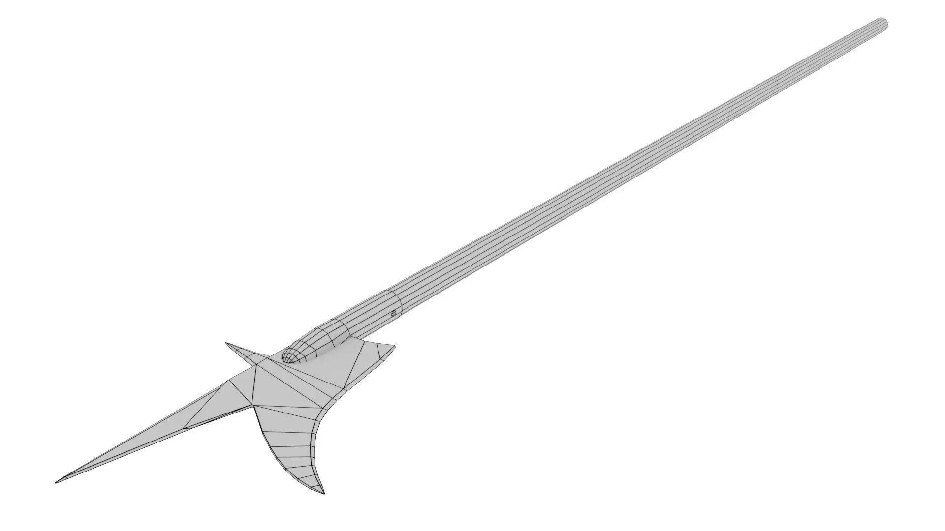 English Bill Low-poly 3D model_14