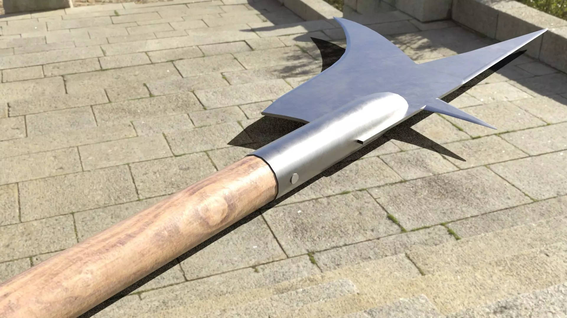 English Bill Low-poly 3D model_4