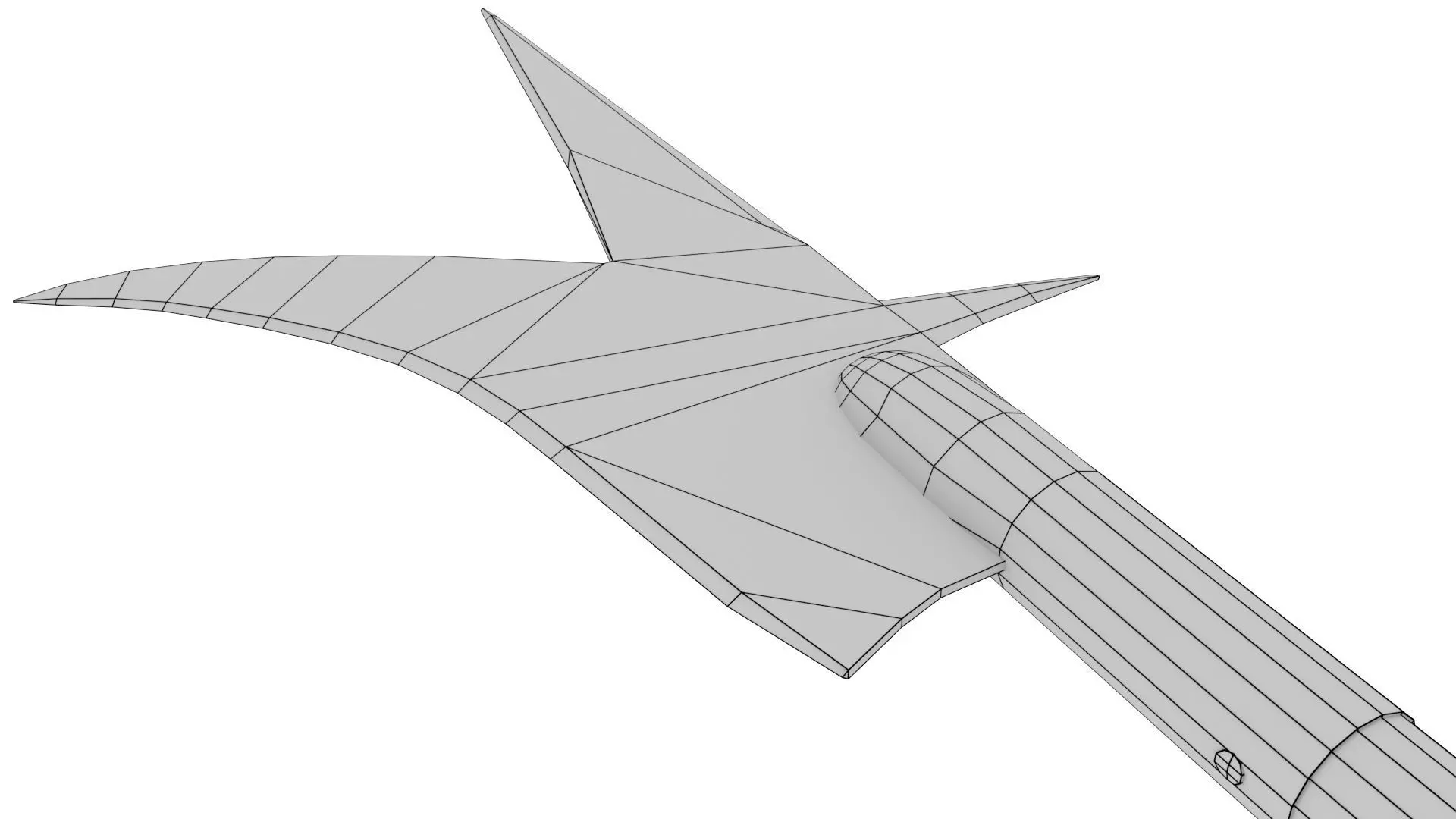 English Bill Low-poly 3D model_15