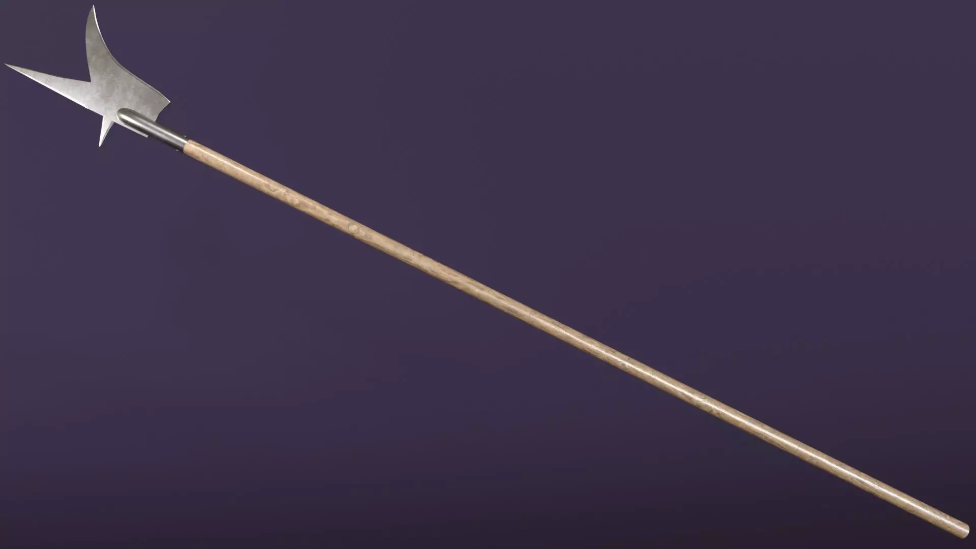 English Bill Low-poly 3D model_0