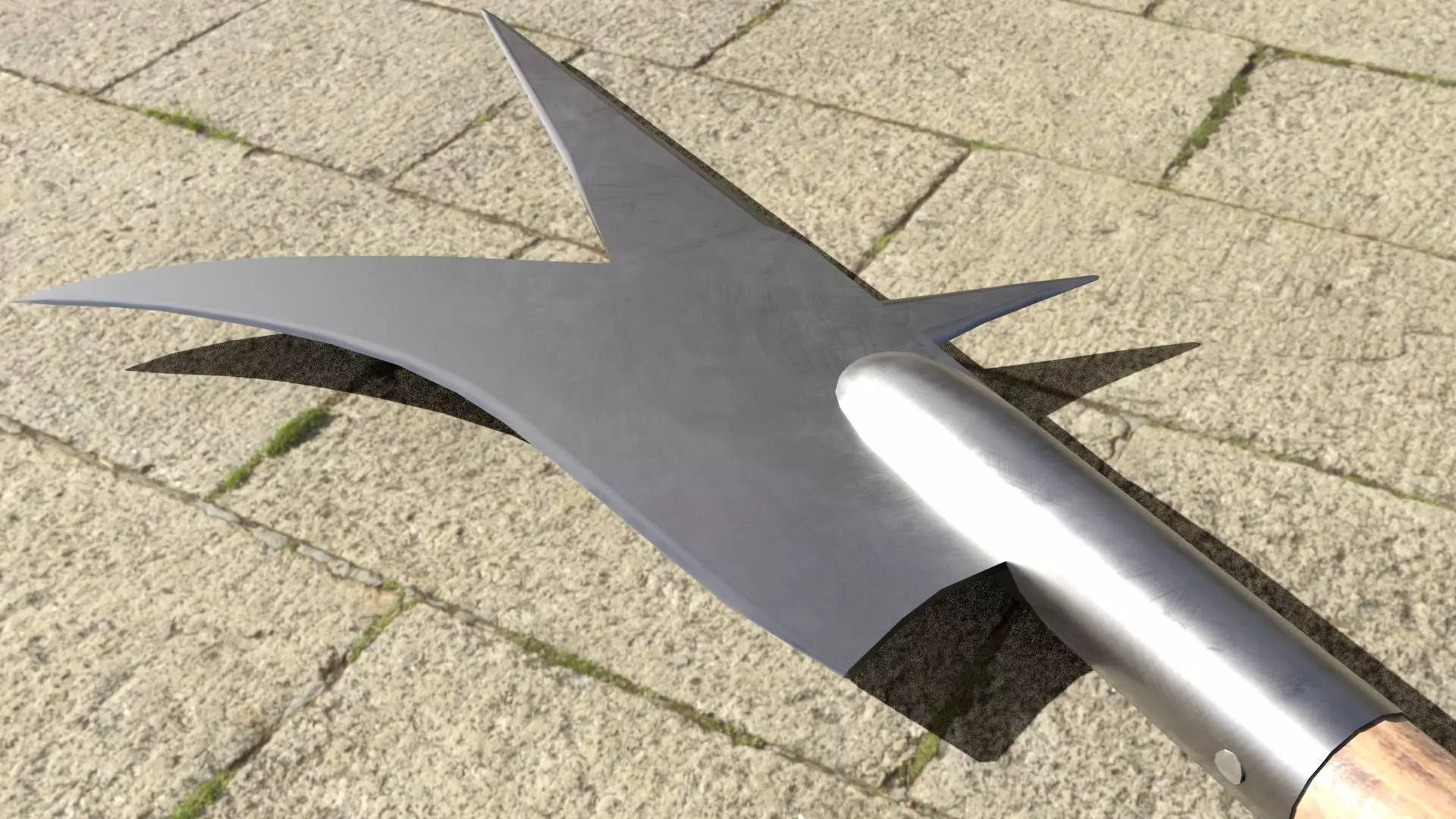 English Bill Low-poly 3D model_2