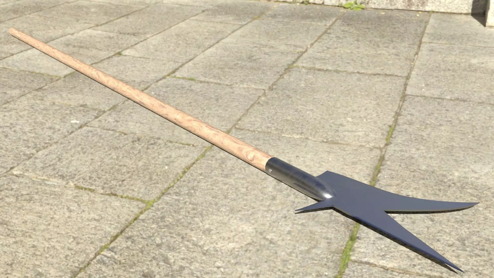 English Bill Low-poly 3D model_5