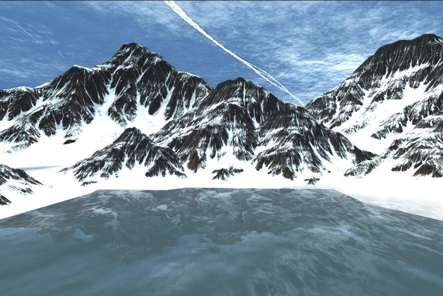 Mountain Realistic Pack Low-poly 3D model