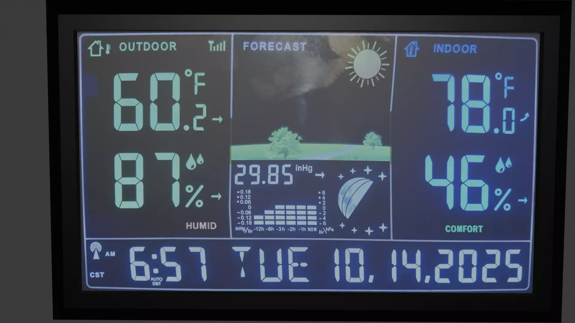 Contemporary Weather Station Low-poly 3D model_2