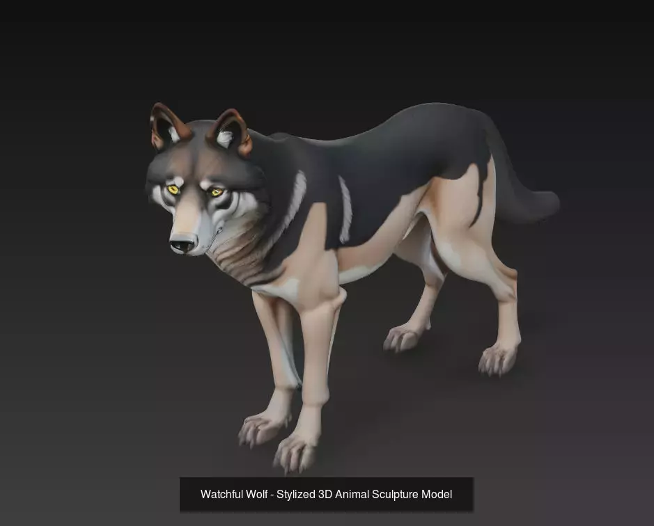 Alpha Spirits - Wolf Guardian Sculpture Collection _1