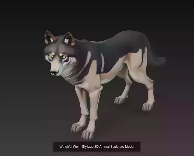 Alpha Spirits - Wolf Guardian Sculpture Collection