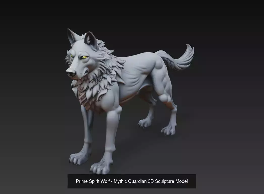 Alpha Spirits - Wolf Guardian Sculpture Collection _2