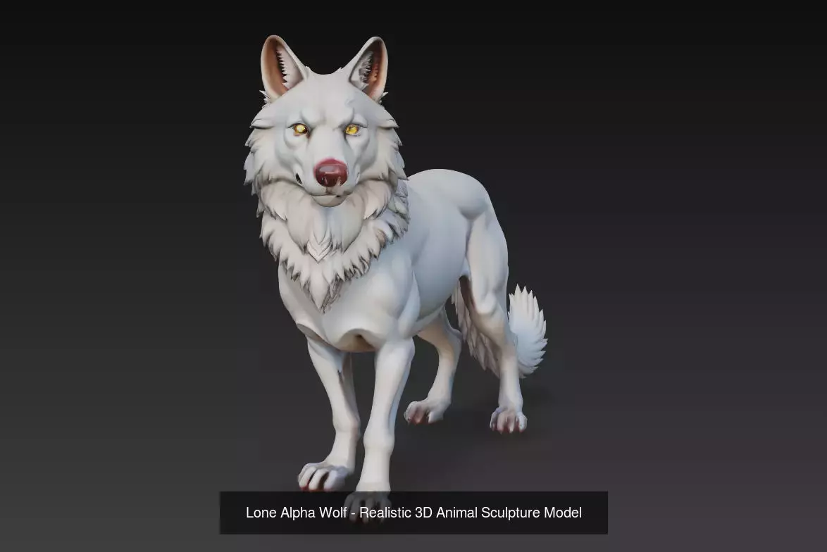 Alpha Spirits - Wolf Guardian Sculpture Collection _3
