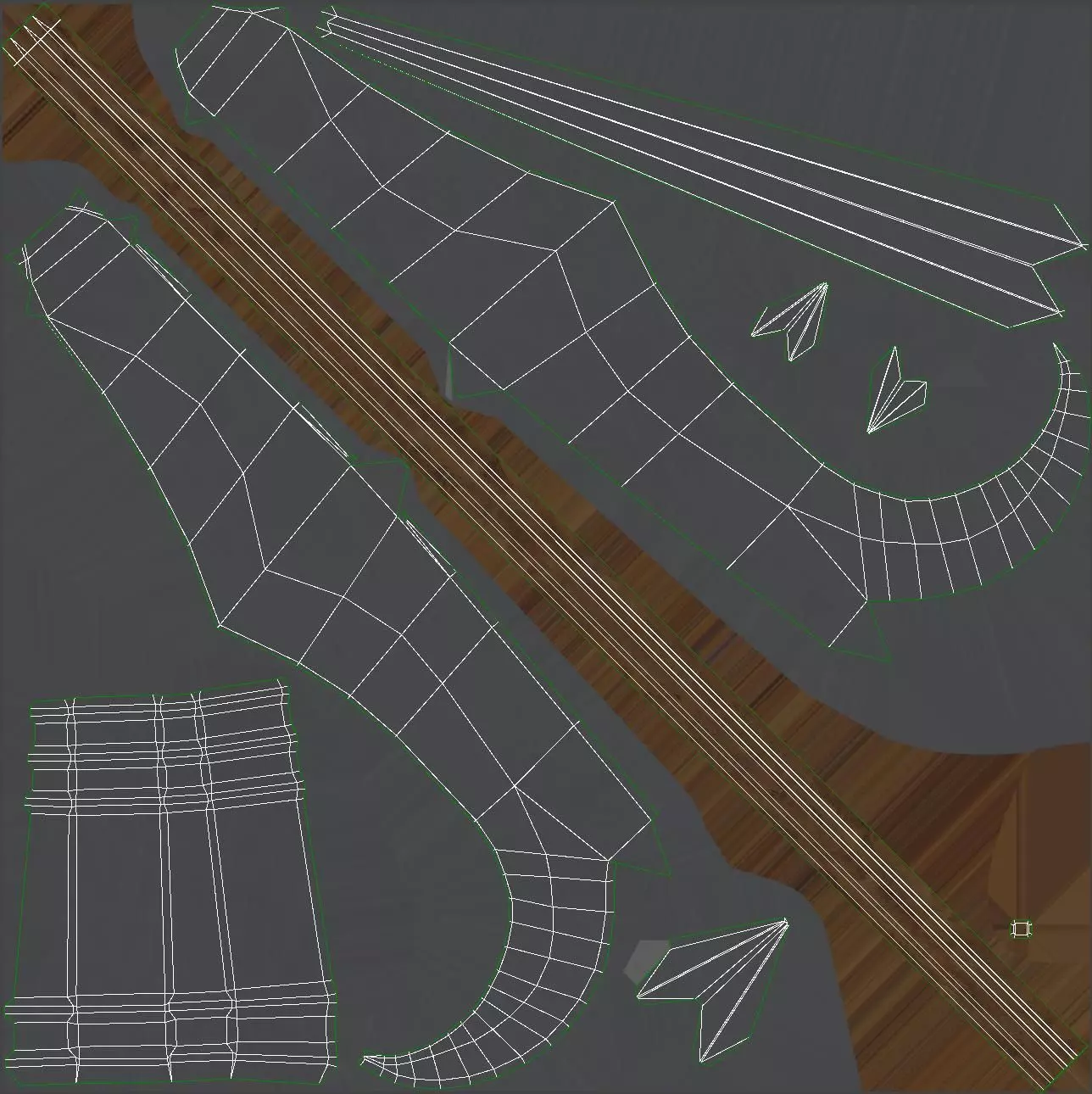 Italian Bill Low-poly 3D model_17