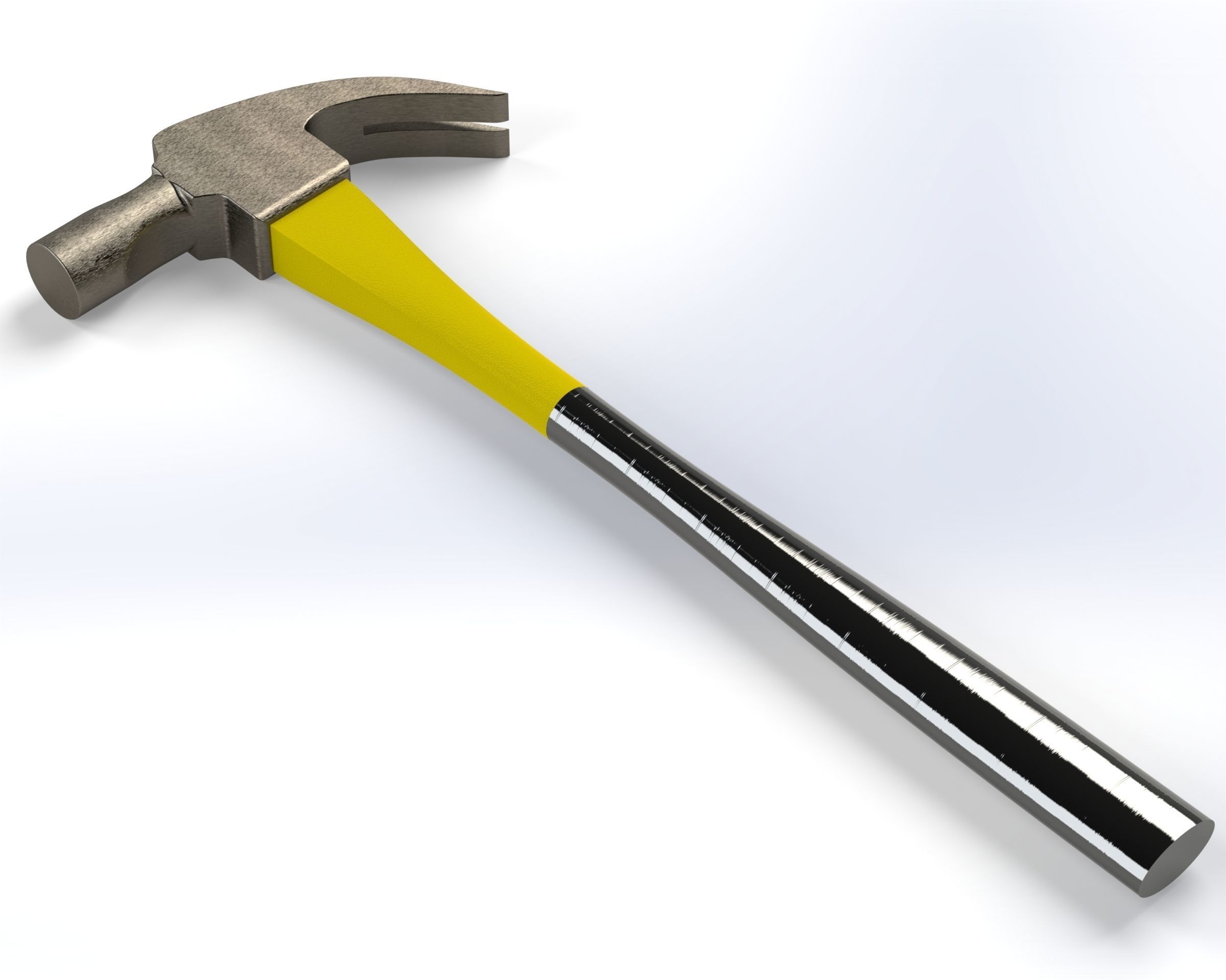 Hummer hammer Free 3D model_2