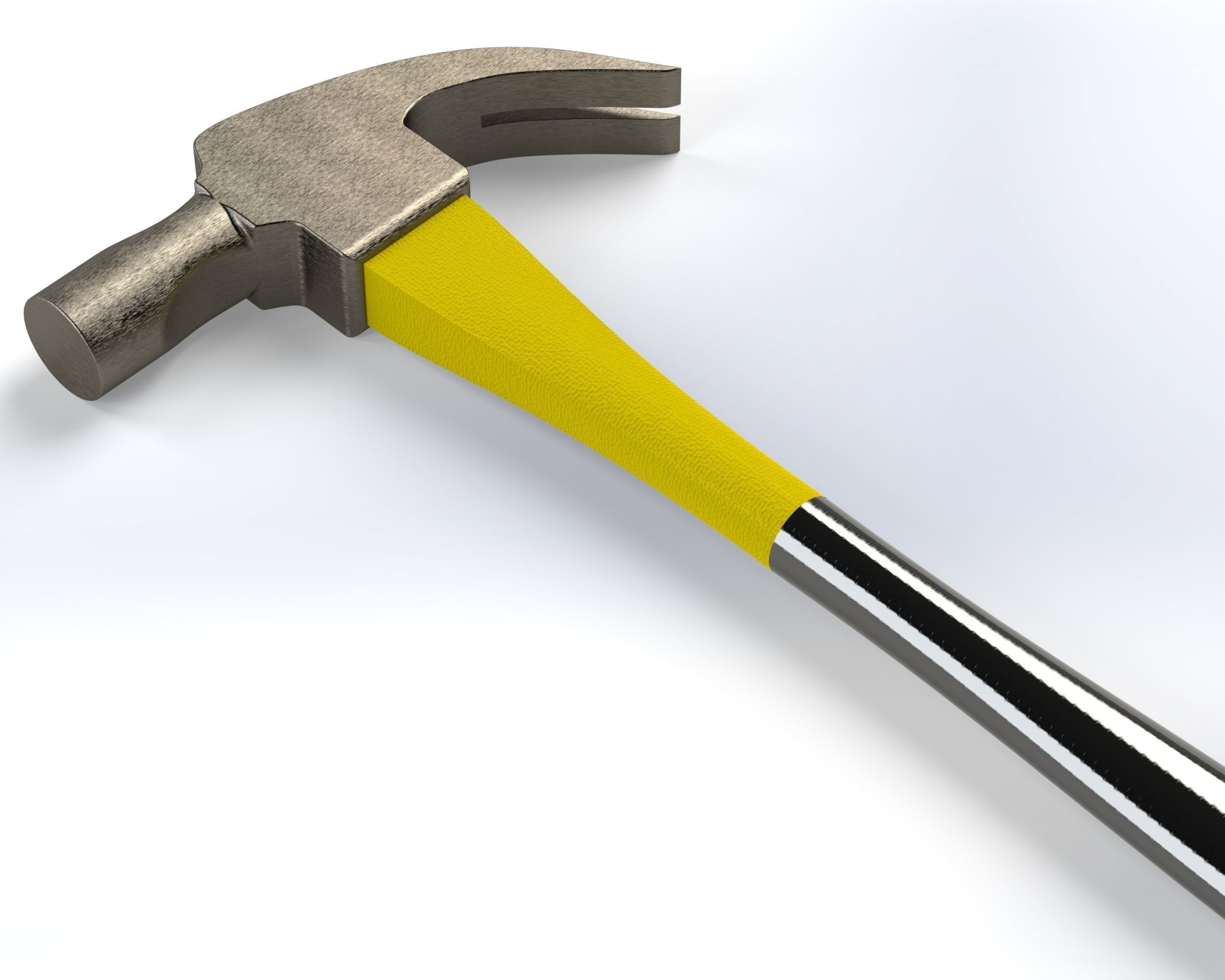 Hummer hammer Free 3D model_3