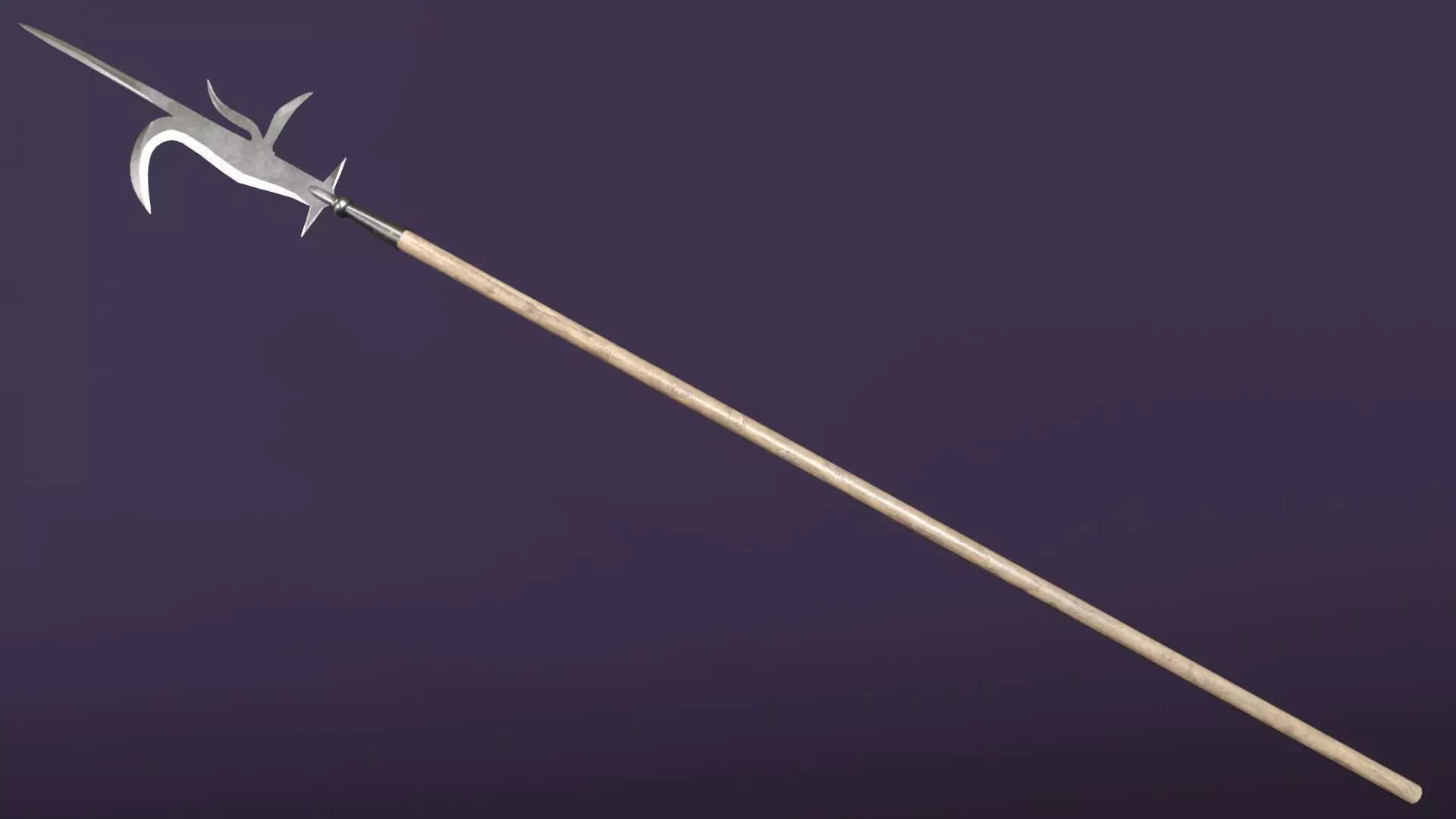 Italian Billhook Low-poly 3D model