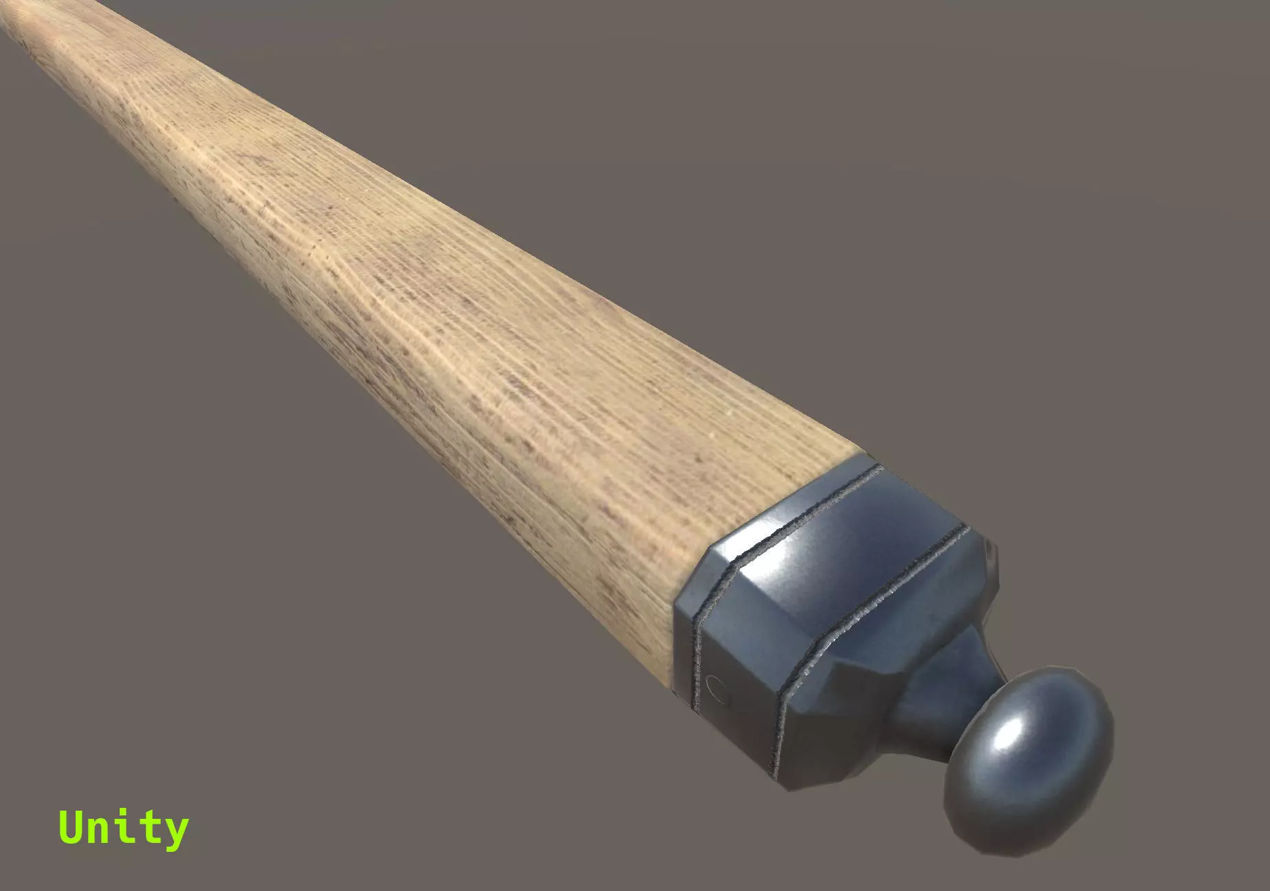 Knightly Pole Axe Low-poly 3D model_16