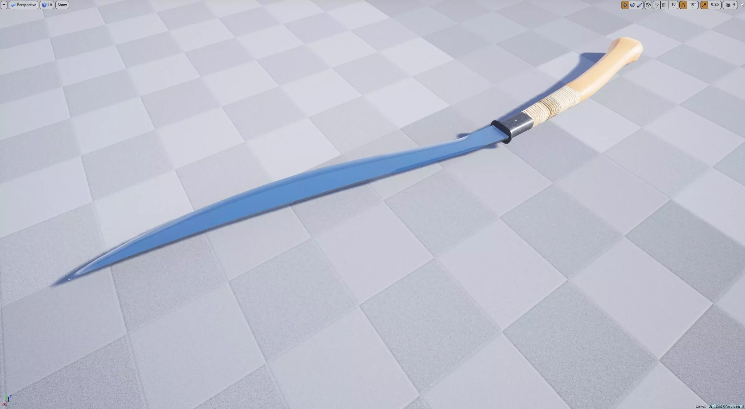 Moro Panabas Low-poly 3D model_13