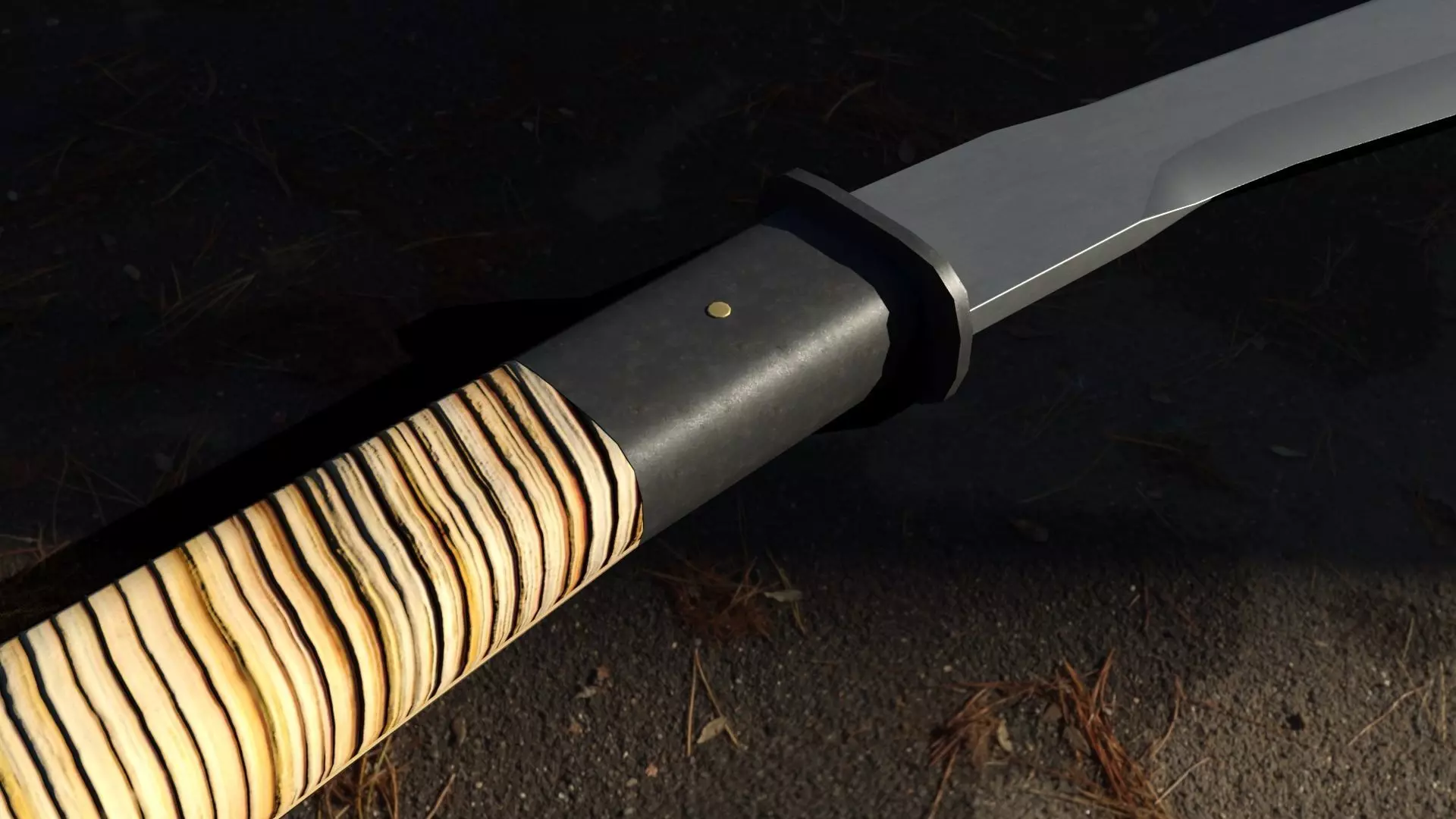 Moro Panabas Low-poly 3D model_5