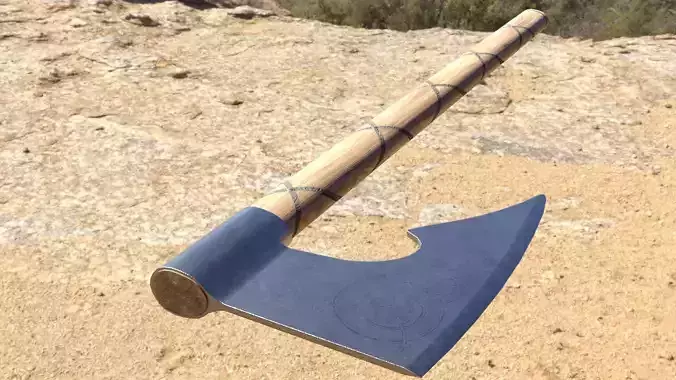 Nordic Knotwork Axe