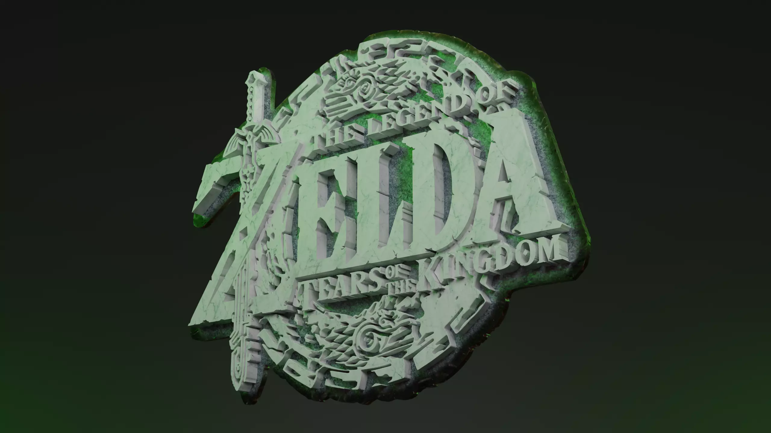 The Legend of Zelda Hyrule Warriors Logos and Keychains Combo 3D print model_4