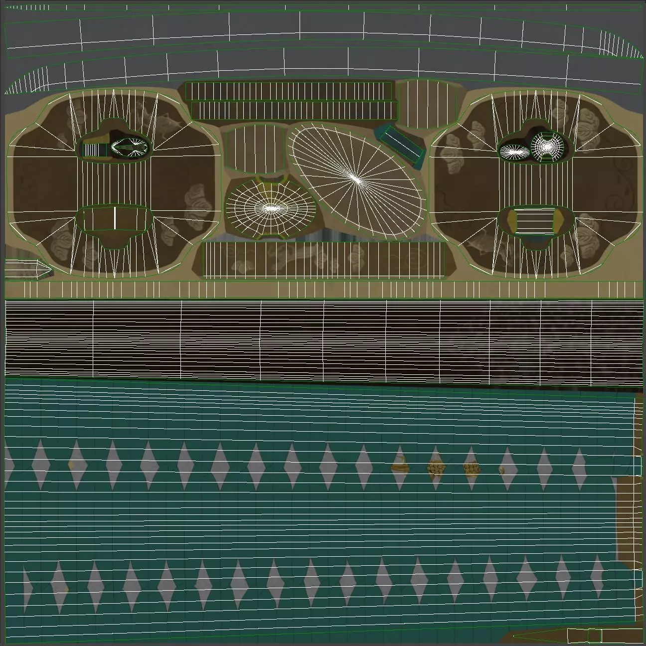 Praying Mantis Katana Low-poly 3D model_25