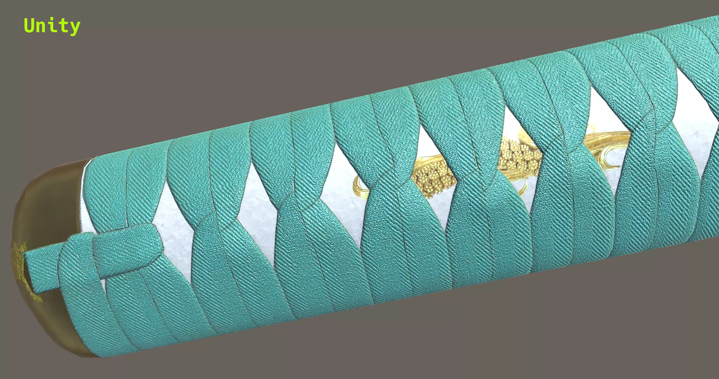 Praying Mantis Katana Low-poly 3D model_20