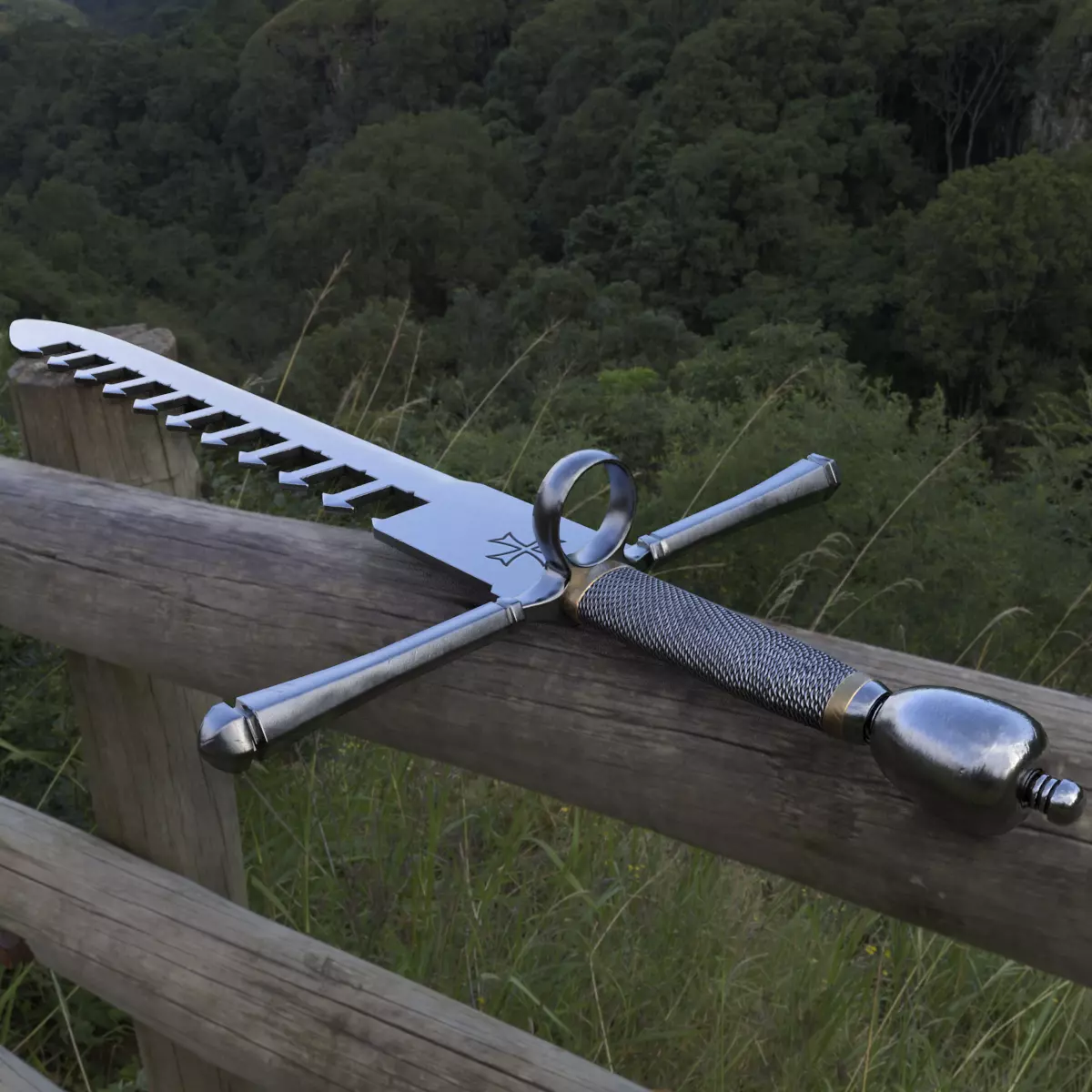 Swordbreaker Low-poly 3D model_8