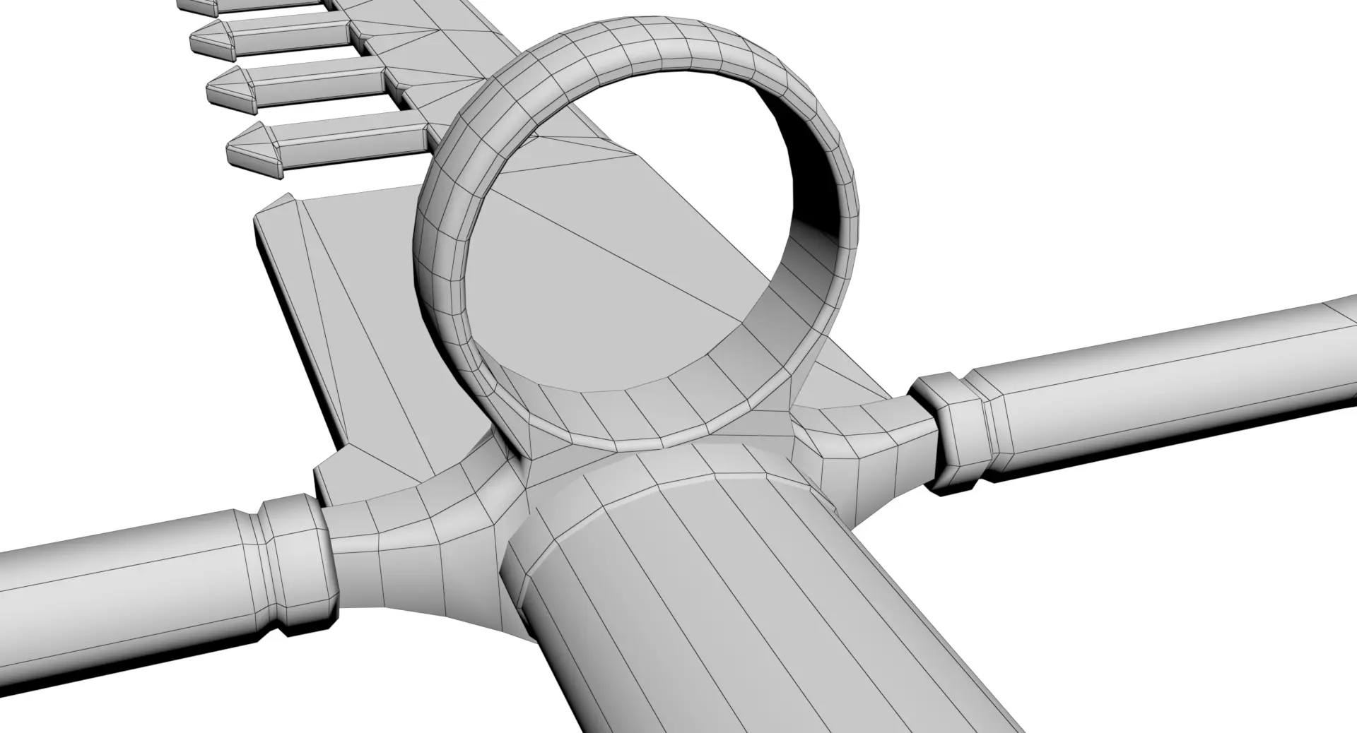 Swordbreaker Low-poly 3D model_11