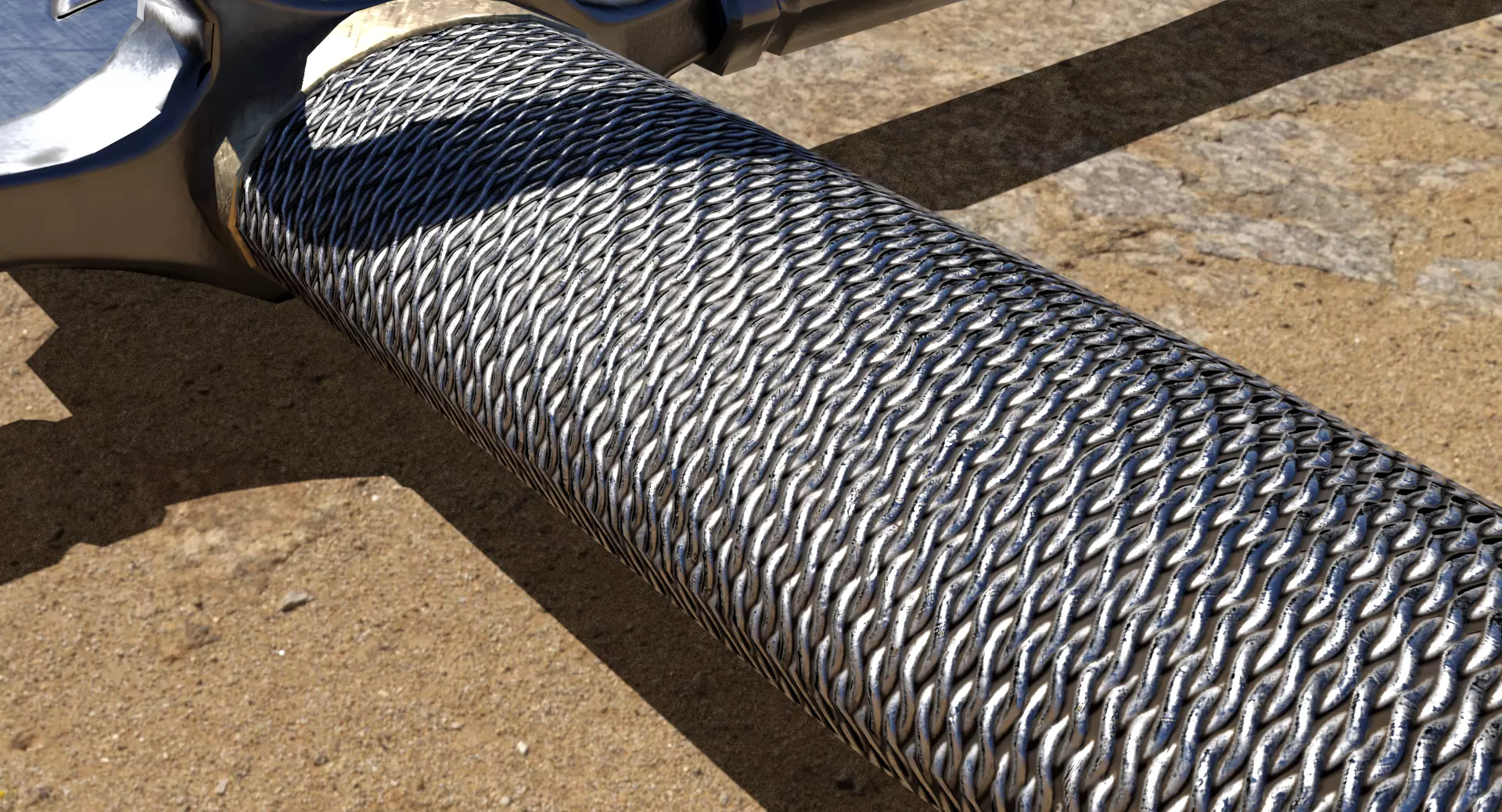 Swordbreaker Low-poly 3D model_6