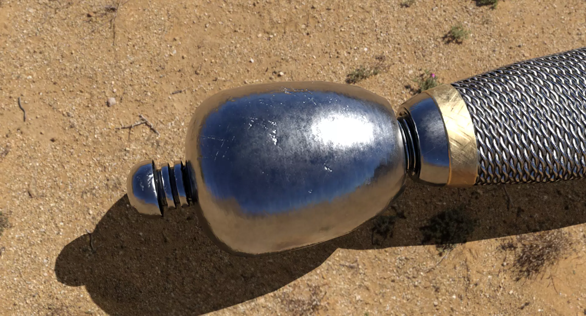 Swordbreaker Low-poly 3D model_3