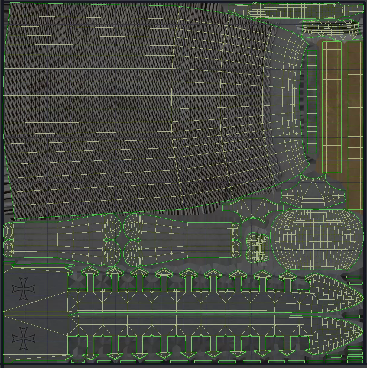 Swordbreaker Low-poly 3D model_14