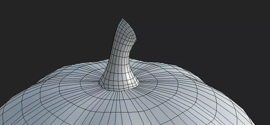 Pumpkins Low-poly 3D model_7